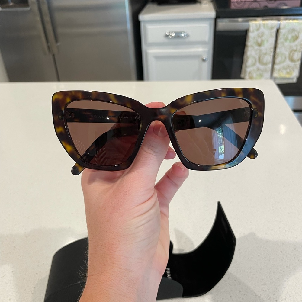 Prada tortoise sunglasses